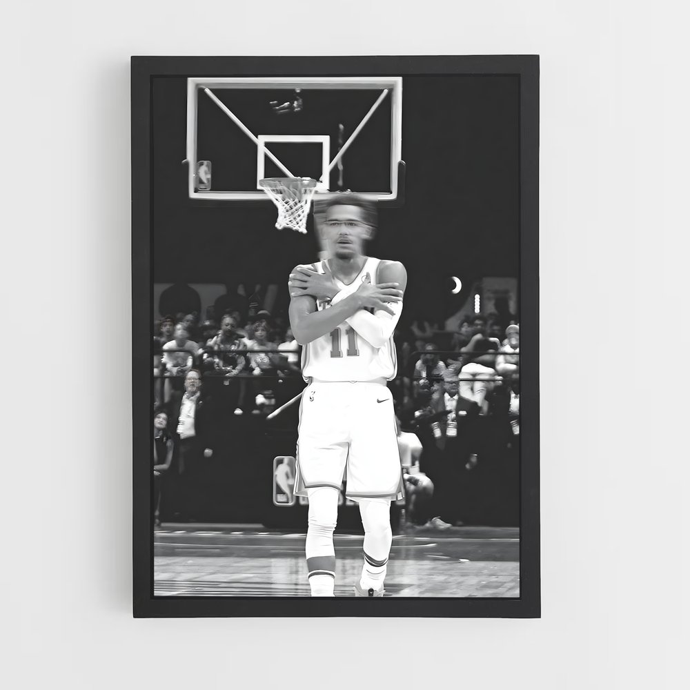 Poster Trae Young: Étoile Montante – affiche Basketball (vue 2)